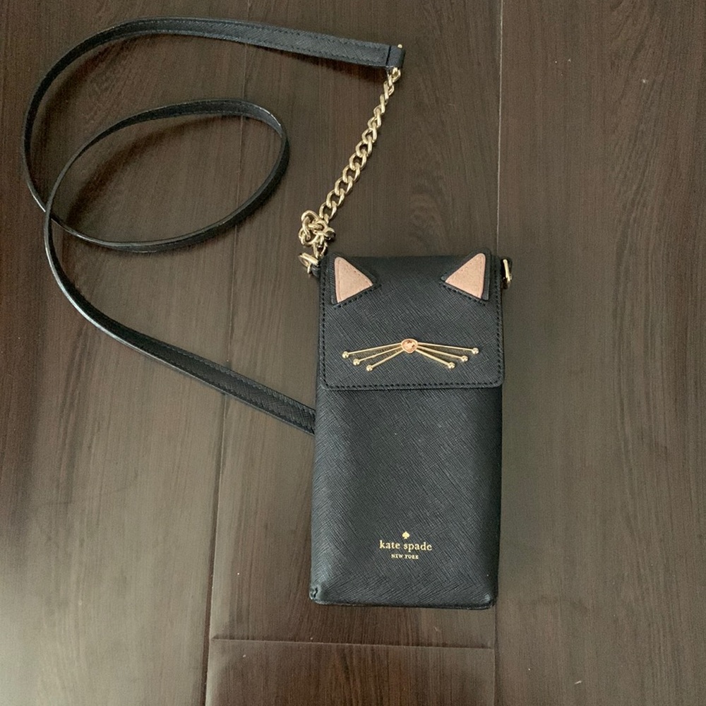 Kate Spade cat phone holder